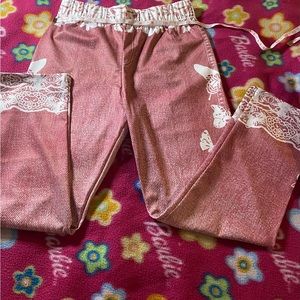 Butterfly 🦋& Denim Pink Skinny Leggings🦋